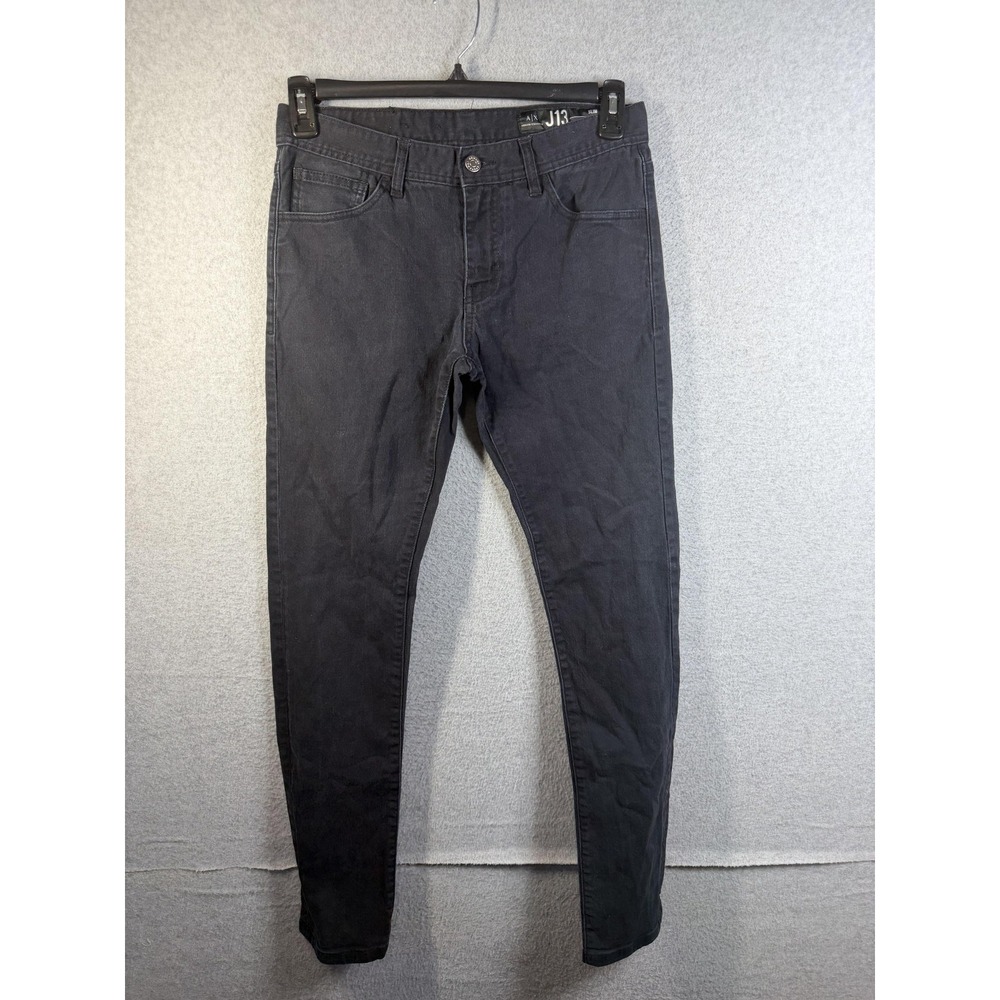 Armani Exchange Jeans Mens 30x29 Black Denim Slim Fit Skinny Stretch J13 Pants